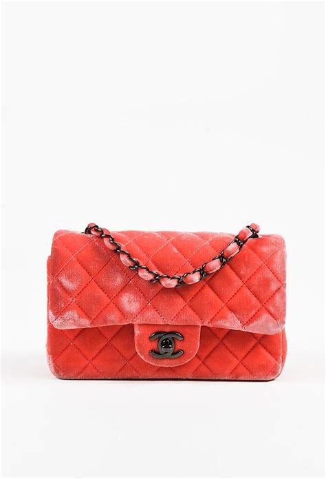 pochette rouge noir chanel|Chanel handbags outlet.